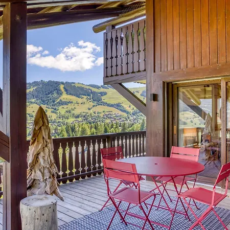 Charmant 2 A Avec Terrasse, Cheminee Et Wi-fi - Fr-1-453-320 Apartment Megeve